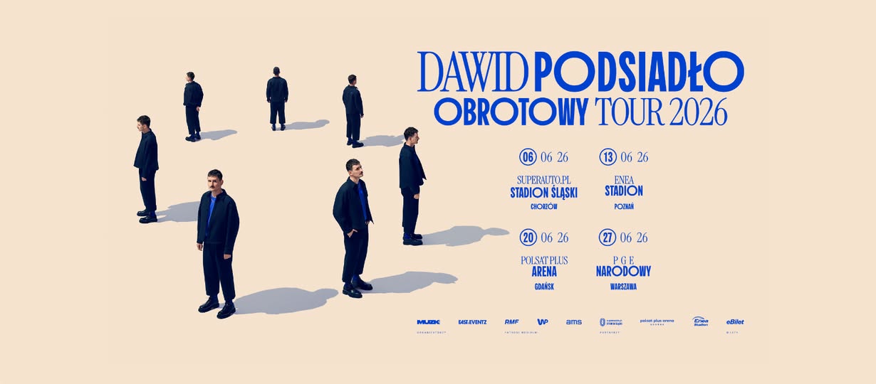 Dawid Podsiadło OBROTOWY TOUR 2026